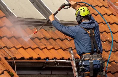Démoussage et hydrofuge de toiture à Pompaire
