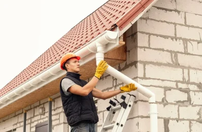 Pose et remplacement de gouttières à Pompaire